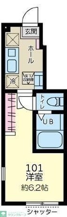 シャテーニュ東林間の物件間取画像